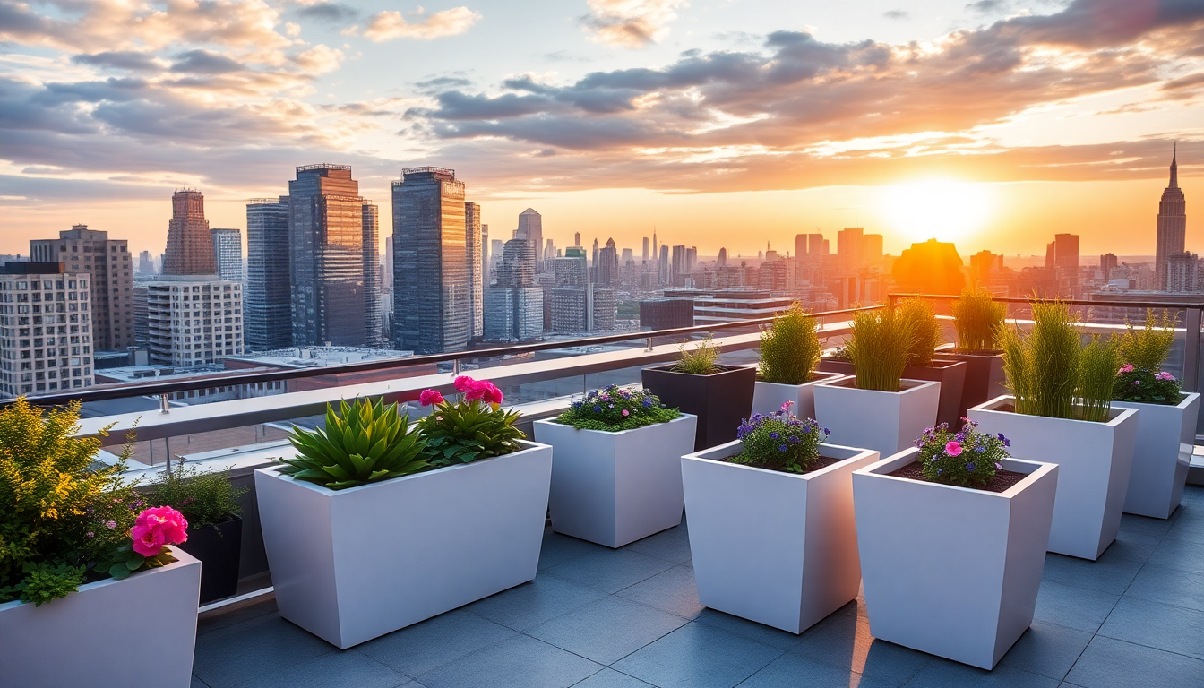 Elevate Your Outdoor Spaces with Durable FRP Planters from Gallery by The Workshop