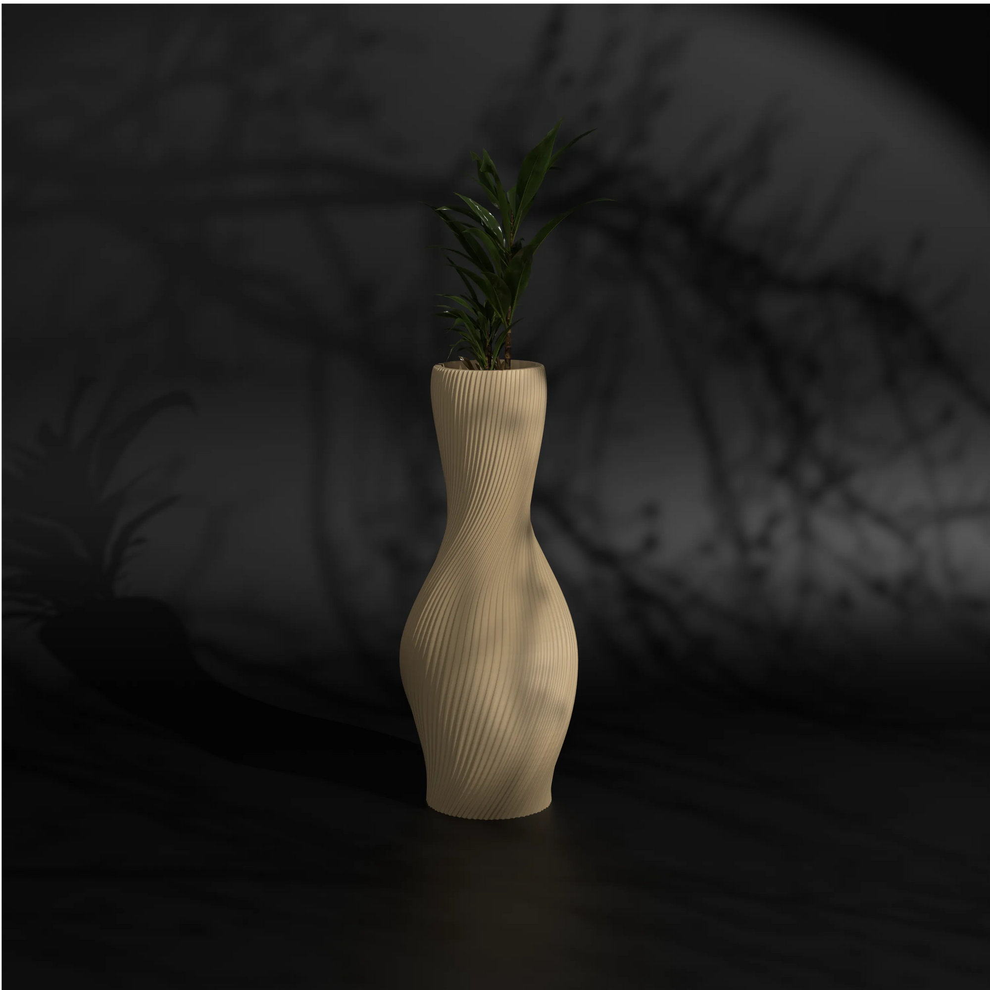 Swirl Twist M |  FRP Plant Pot | 30 inch