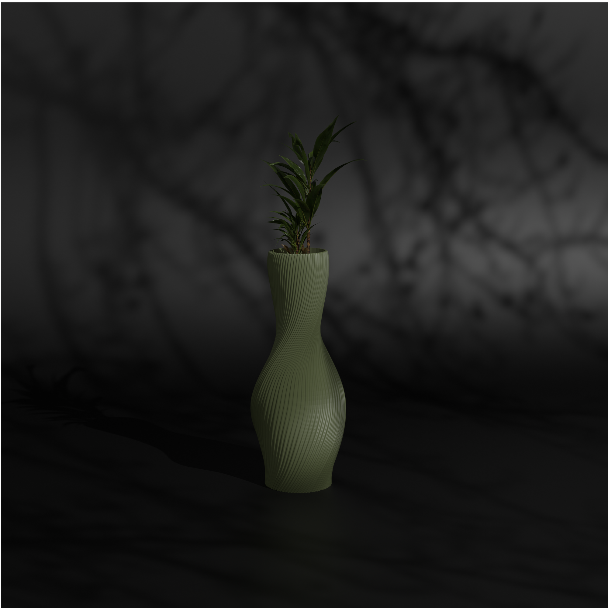 Swirl Twist S | Small Size FRP Plant Pot