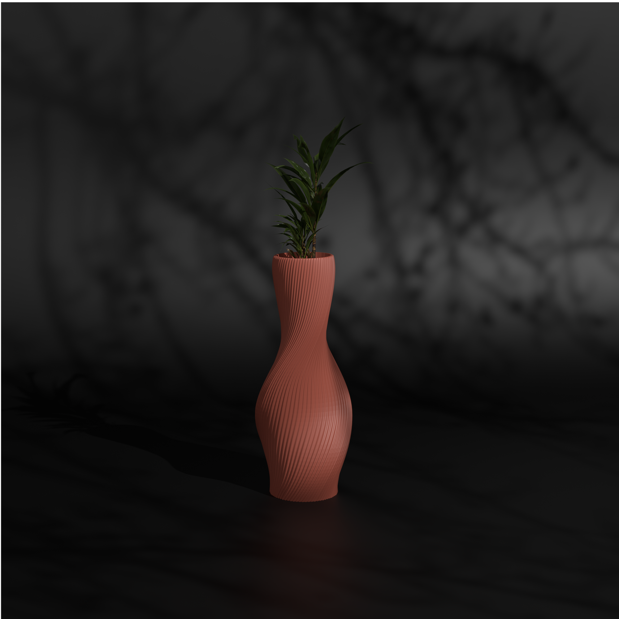 Swirl Twist S | Small Size FRP Plant Pot