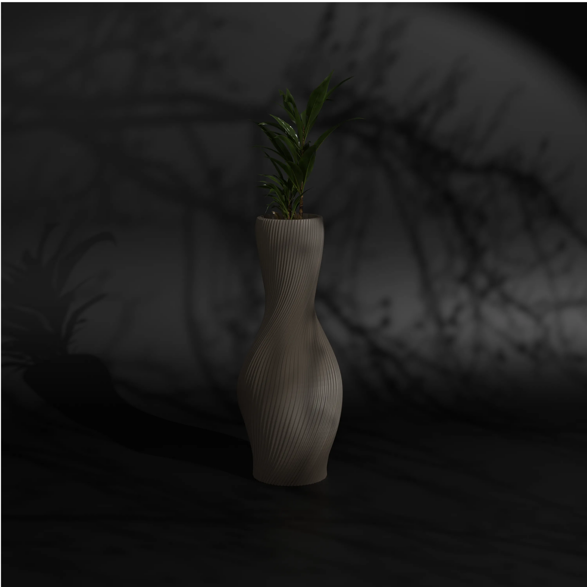 Swirl Twist M |  FRP Plant Pot | 30 inch