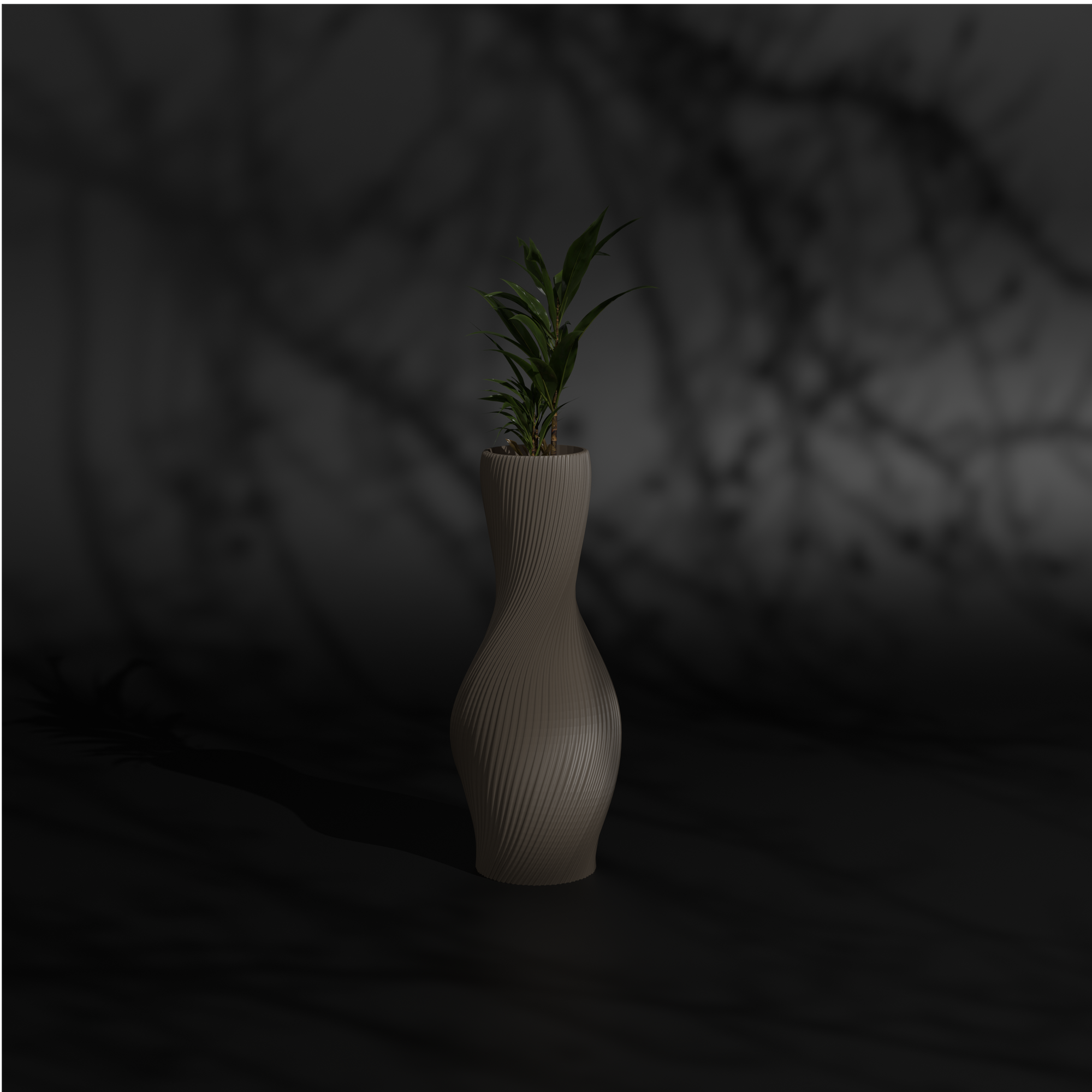 Swirl Twist S | Small Size FRP Plant Pot