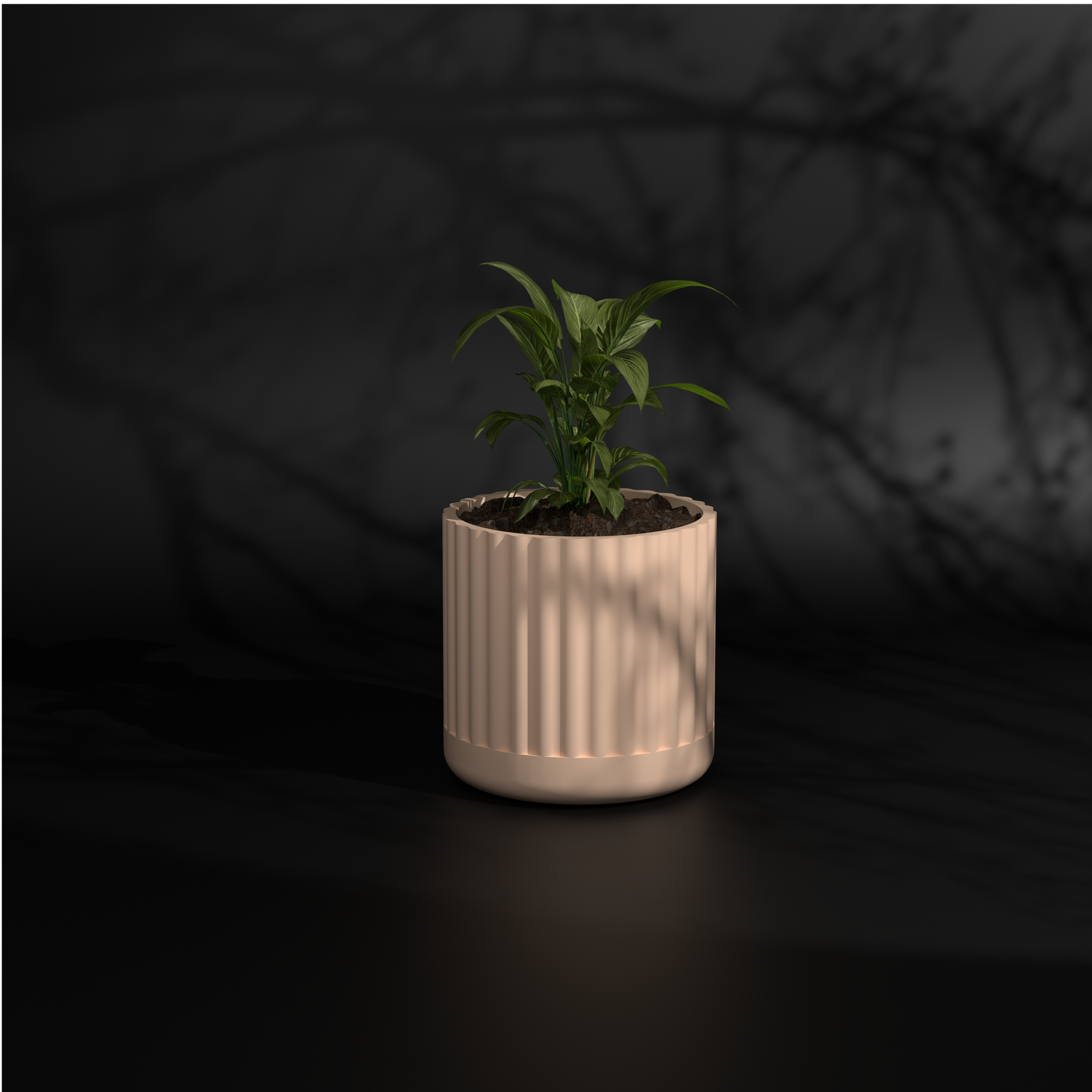 Fluted Polo M | Medium Size Plant Pot