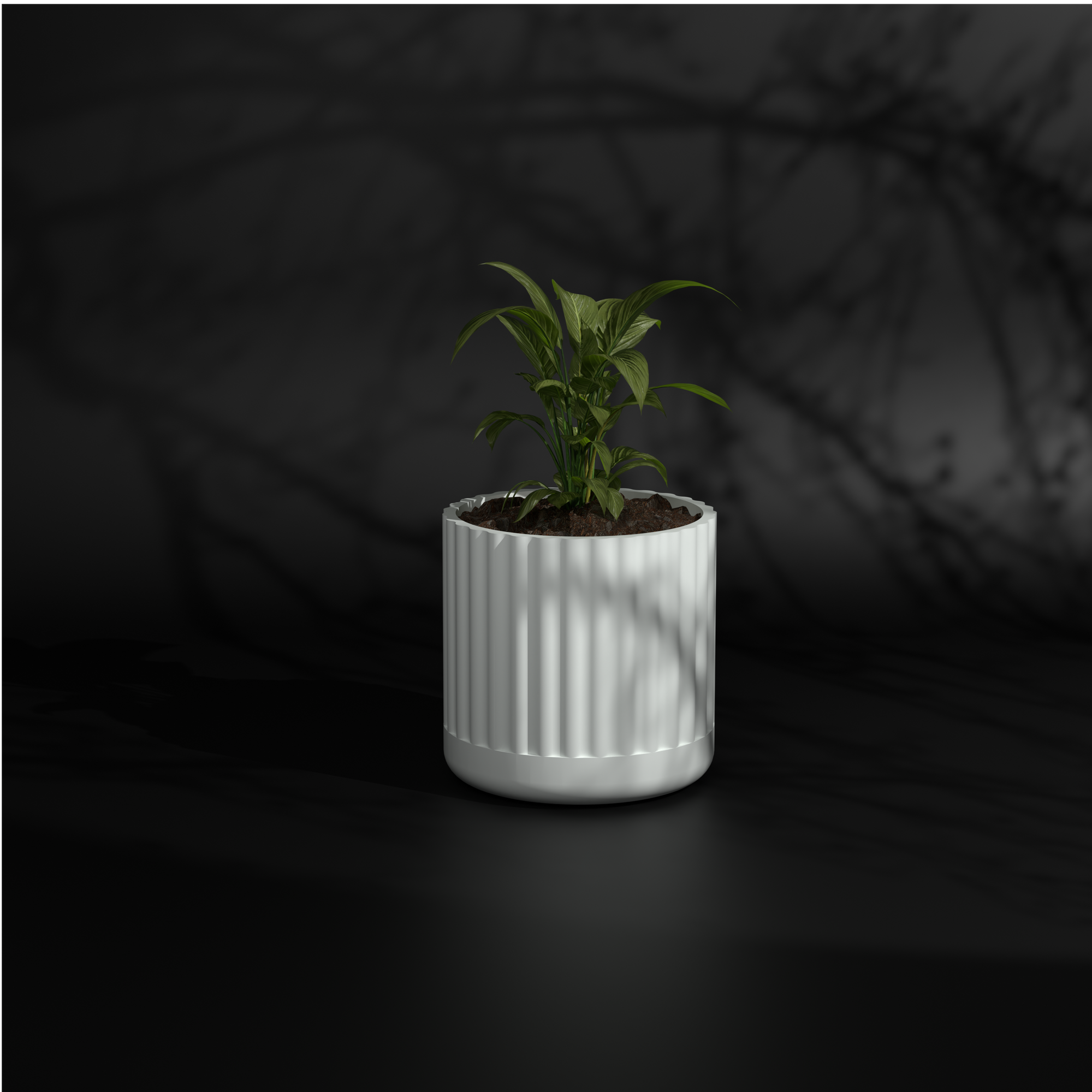 Fluted Polo M | Medium Size Plant Pot