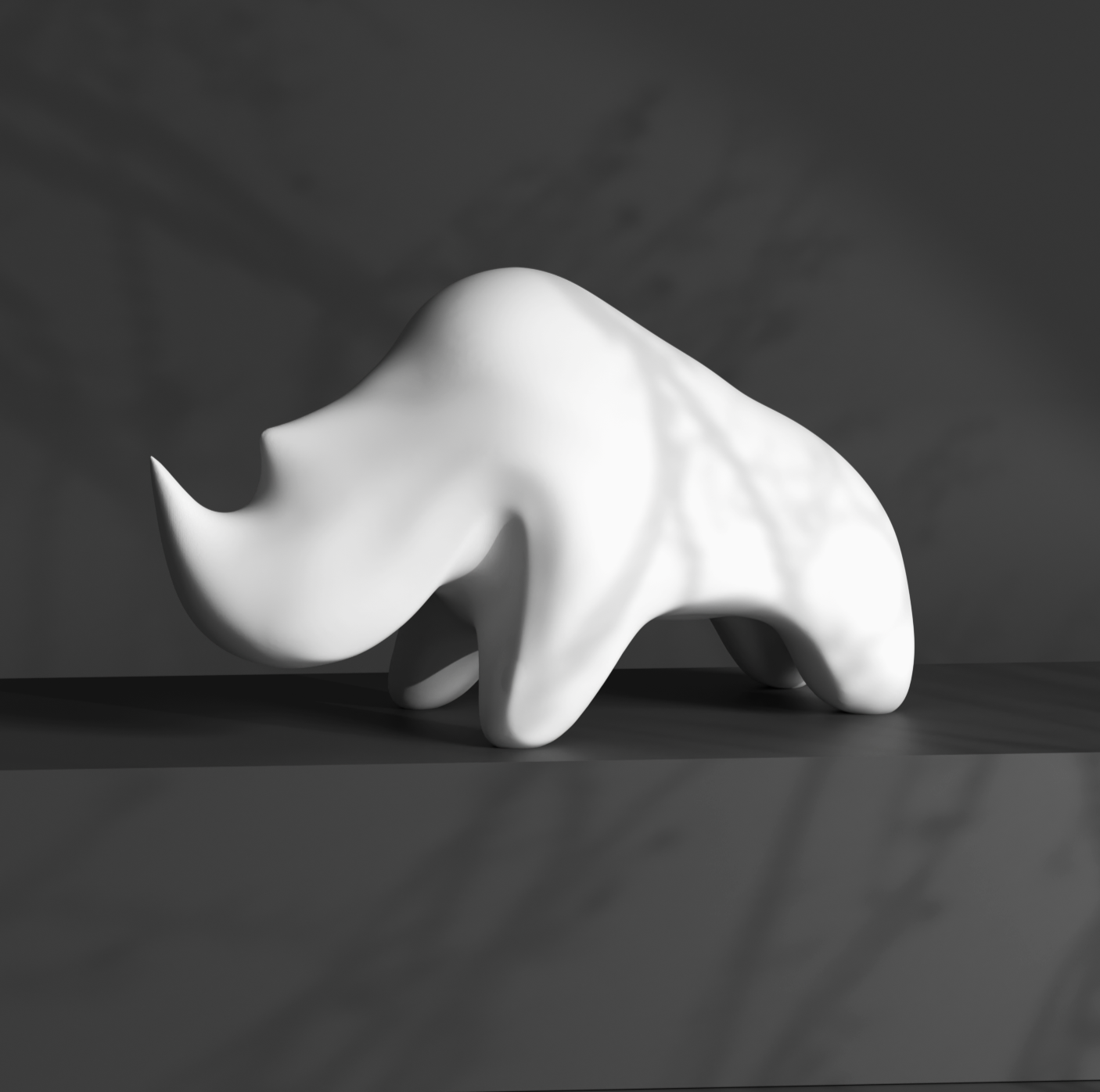 artifact- abstract rhino