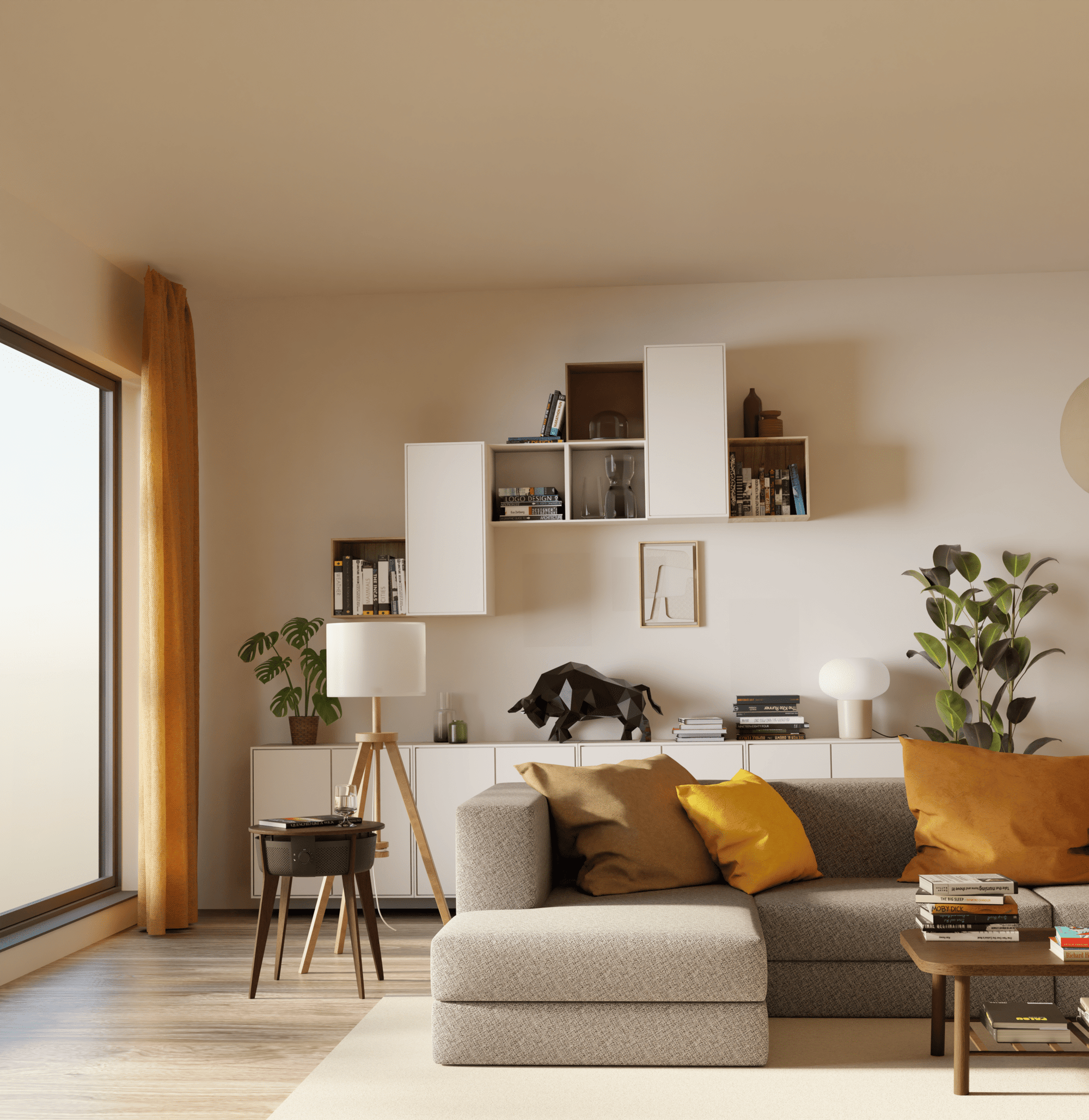 Bull Low Polygon M Gallery by The Workshop