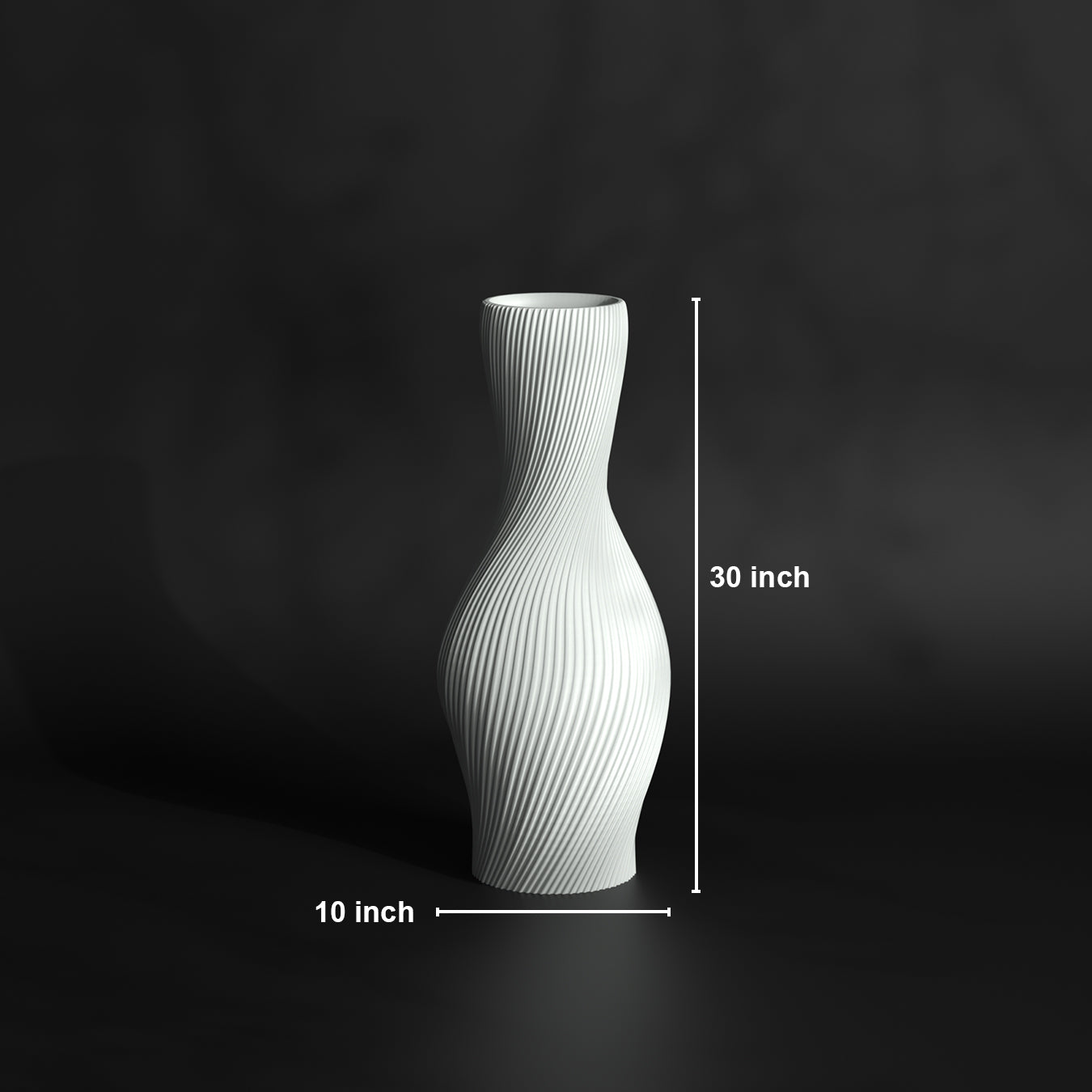 Swirl Twist M |  FRP Plant Pot | 30 inch