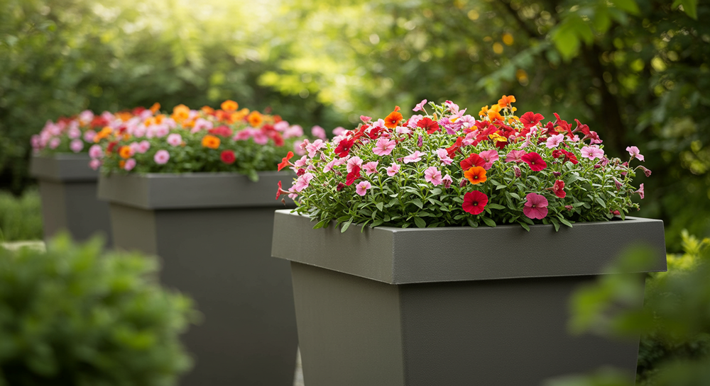 Solve Common Gardening Challenges with Durable FRP Planters for Garden and Big Planter Pots with Drainage Holes