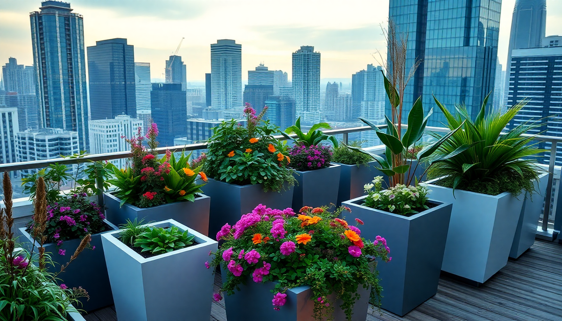 Elevate Your Outdoor Spaces with Stunning FRP Planters