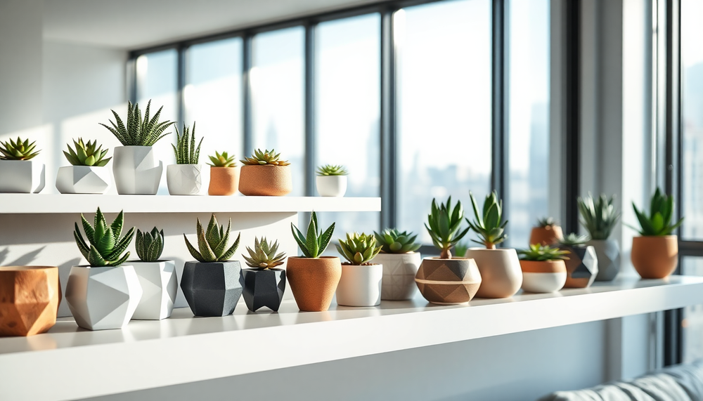 Succulent Pots for Every Space: From Tiny Apartments to Large Gardens