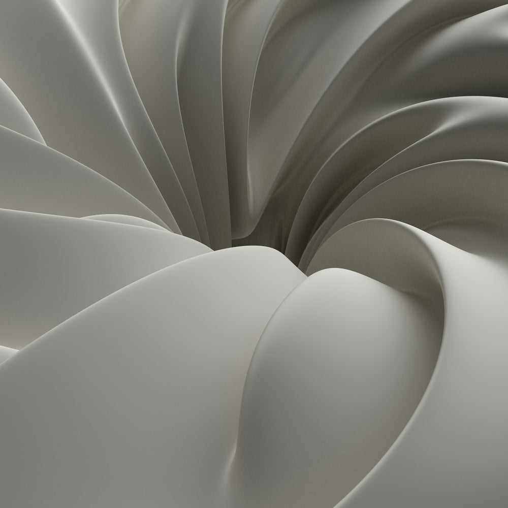 an abstract image of a large white object