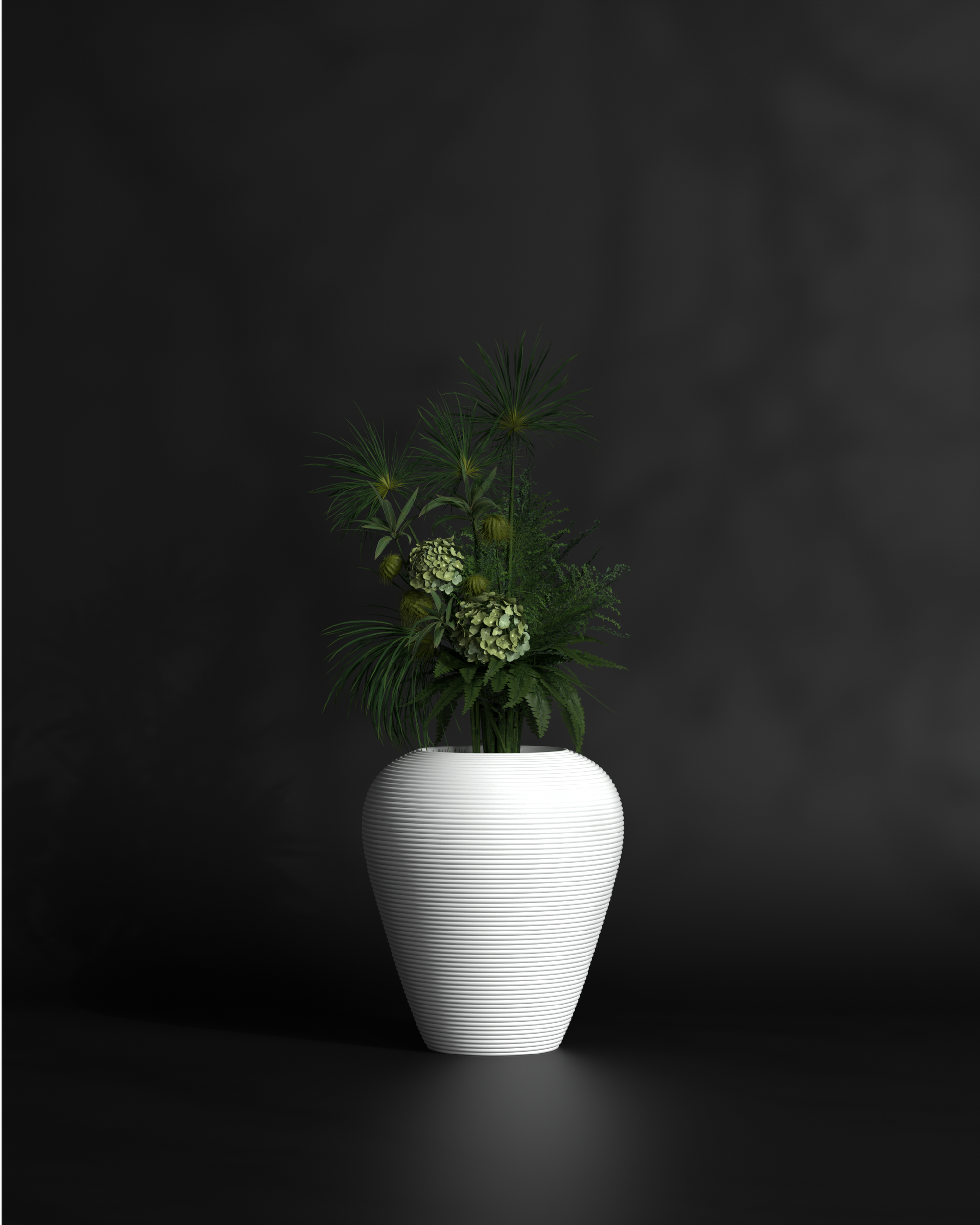 Coil S | Tabletop Decorative Planter |