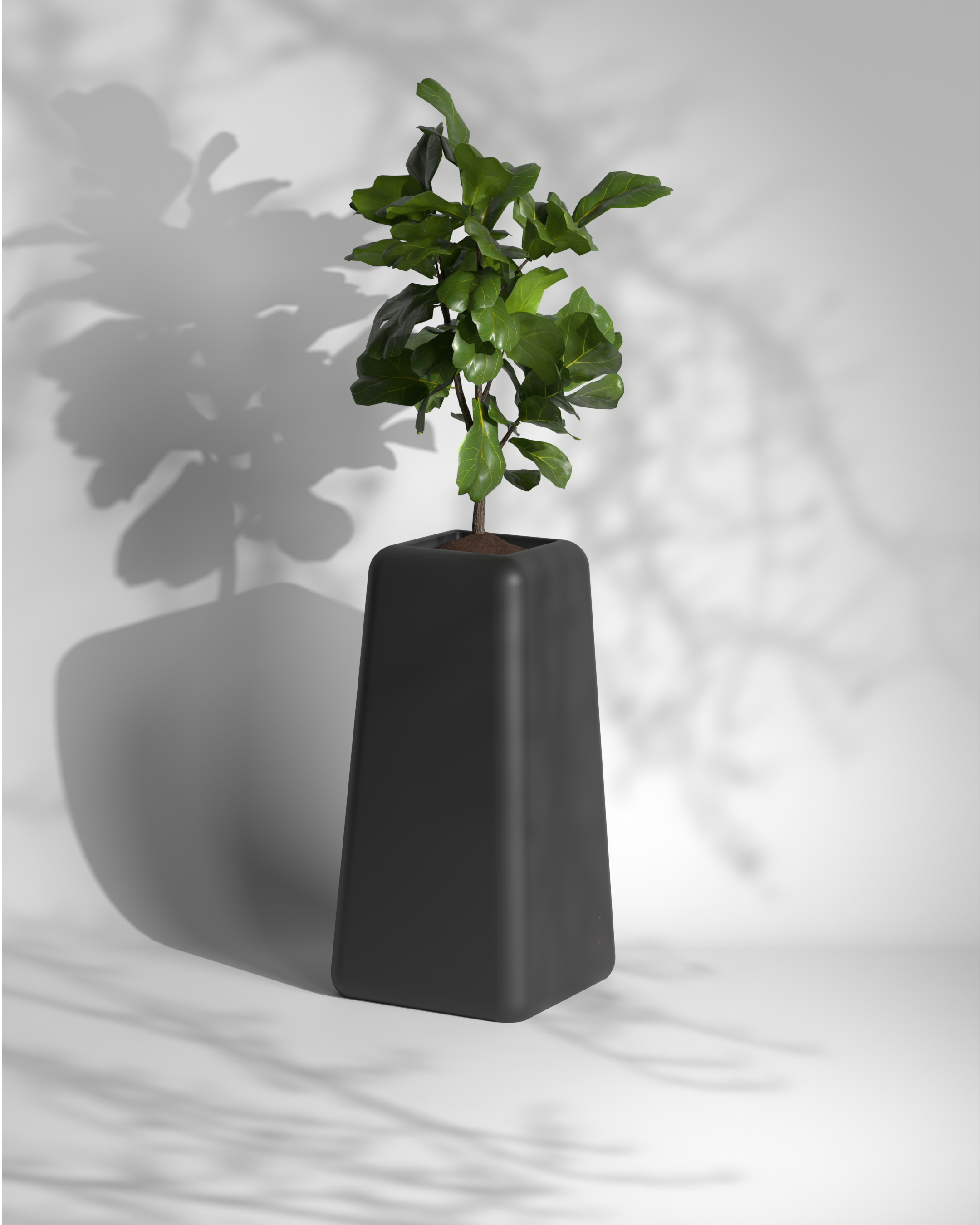Banum Tall | Modern FRP Planter | 32 Inch
