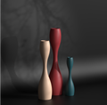 Melo Curves Set | Combo of 3 Planters | Elegant FRP Design | Minimalist Style