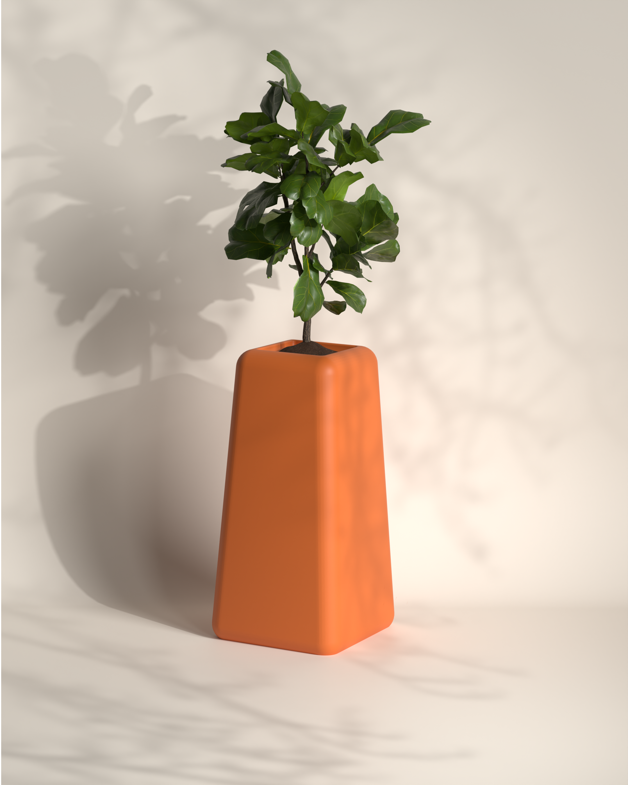 Banum Tall | Modern FRP Planter | 32 Inch