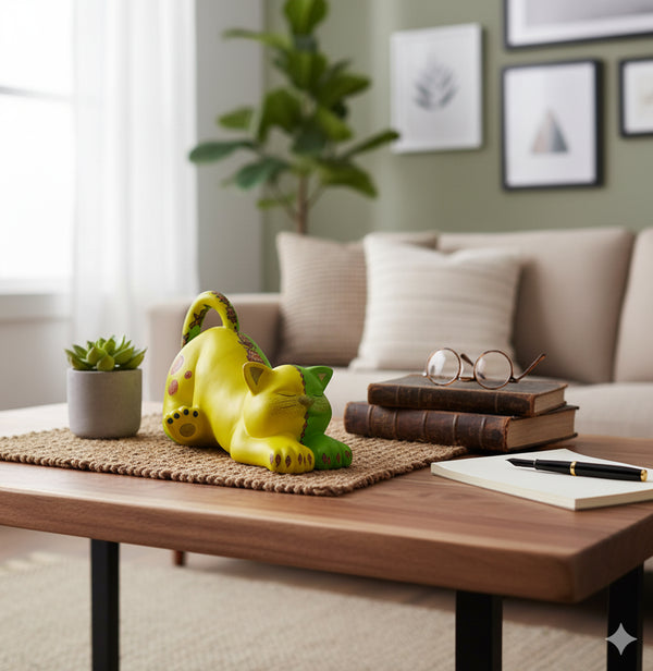 Yellow Cat - Rumin Arts Collection