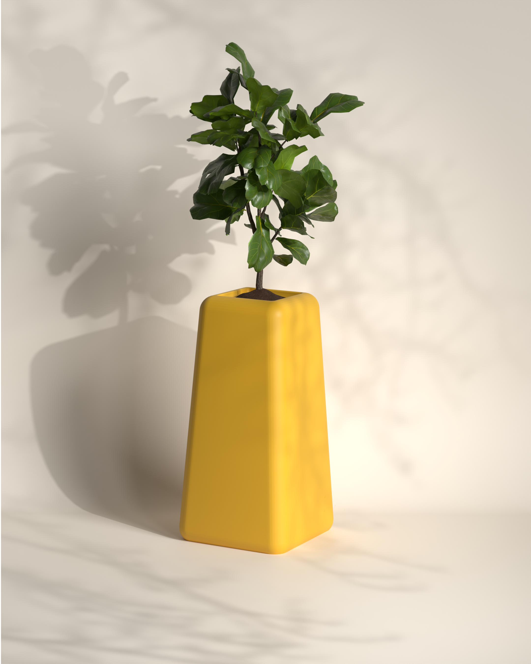 Banum Tall | Modern FRP Planter | 32 Inch