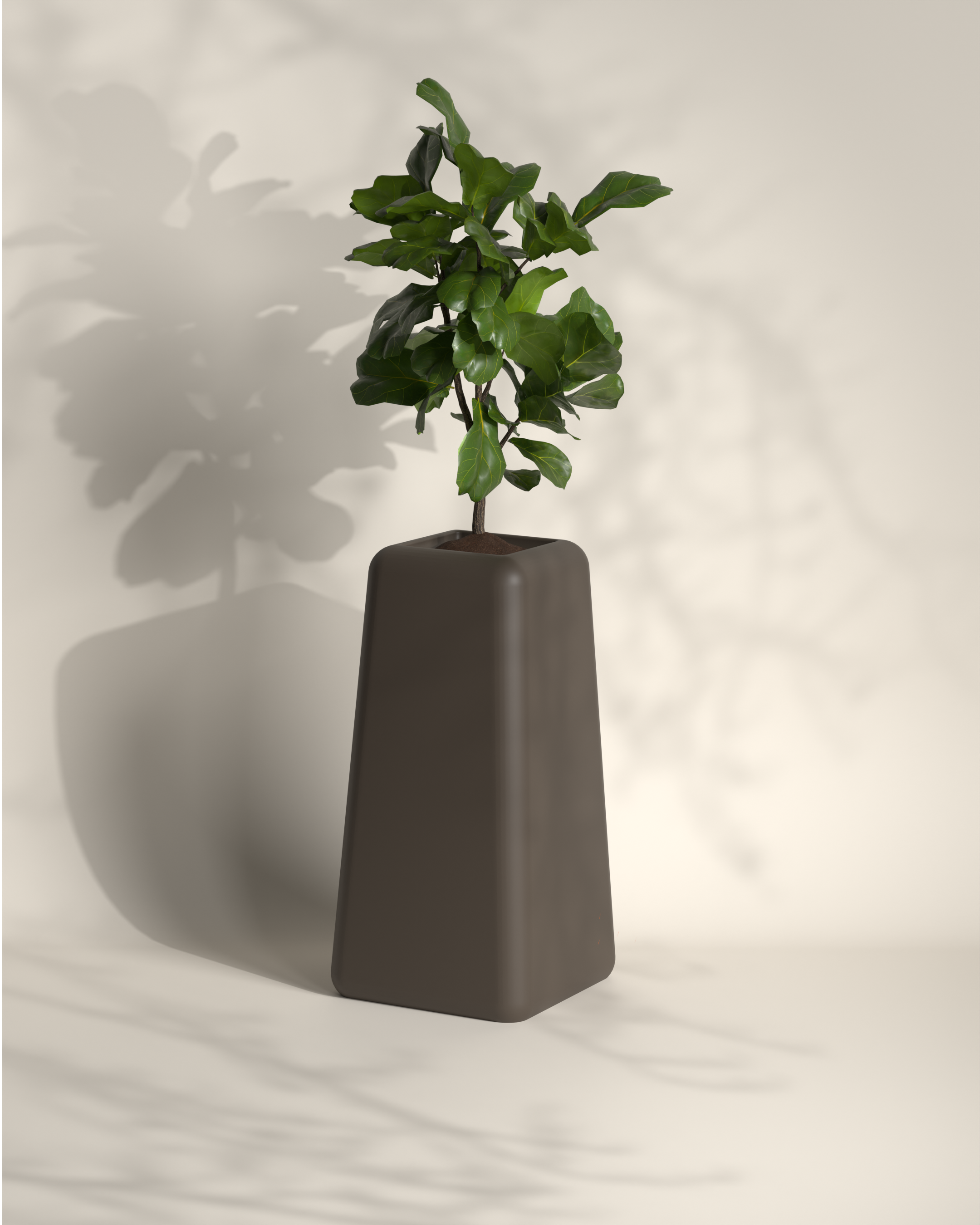 Banum Tall | Modern FRP Planter | 32 Inch
