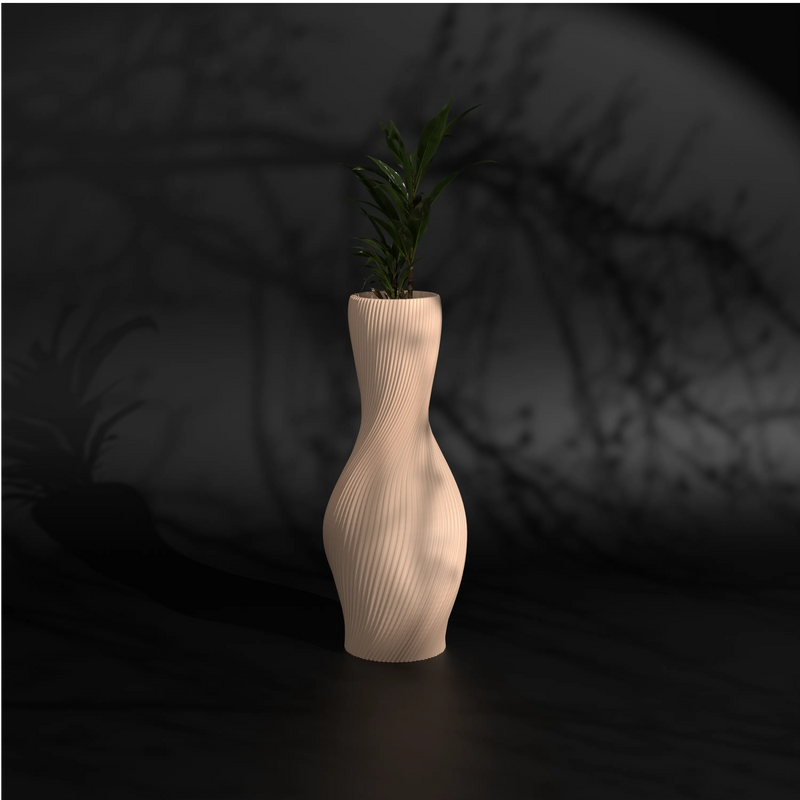 Swirl Twist M |  FRP Plant Pot | 30 inch