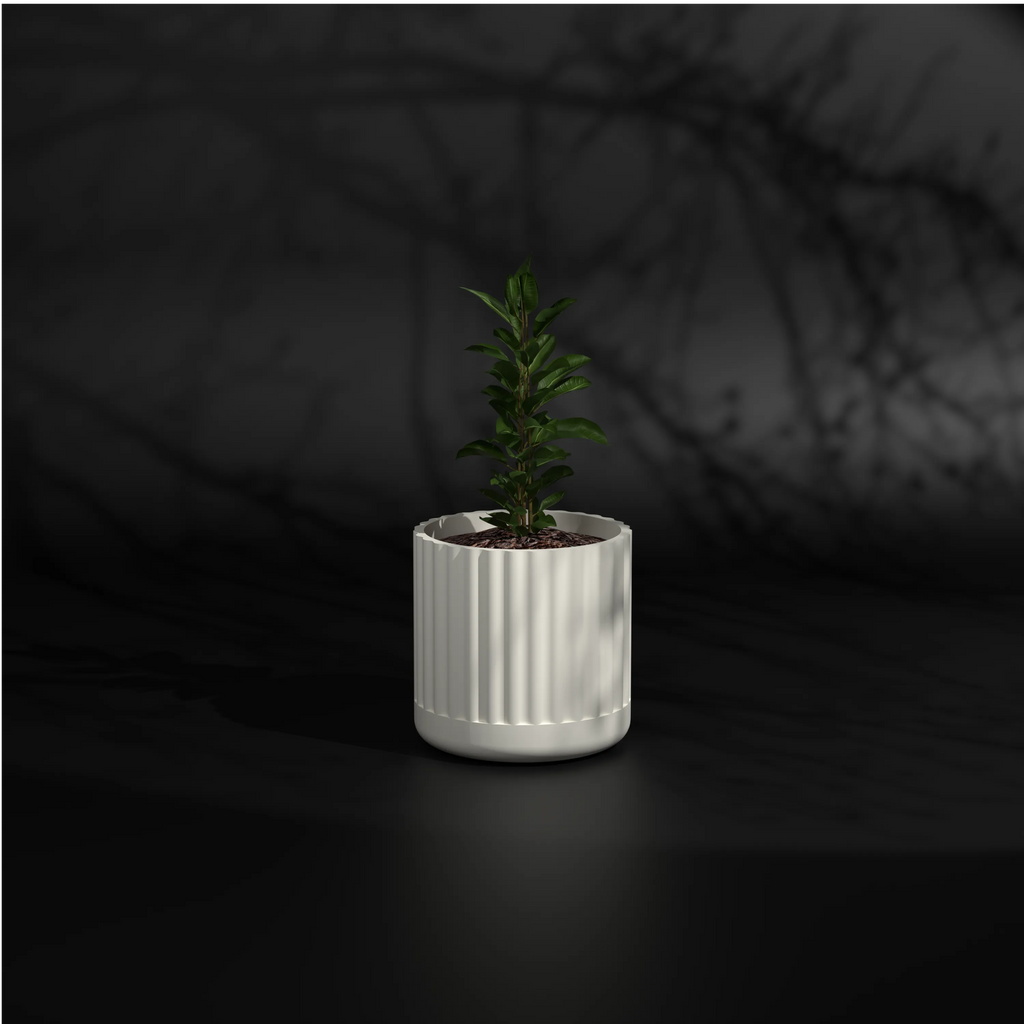 Fluted Polo S | Small Size FRP Plant Pot