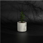 Fluted Polo S | Small Size FRP Plant Pot