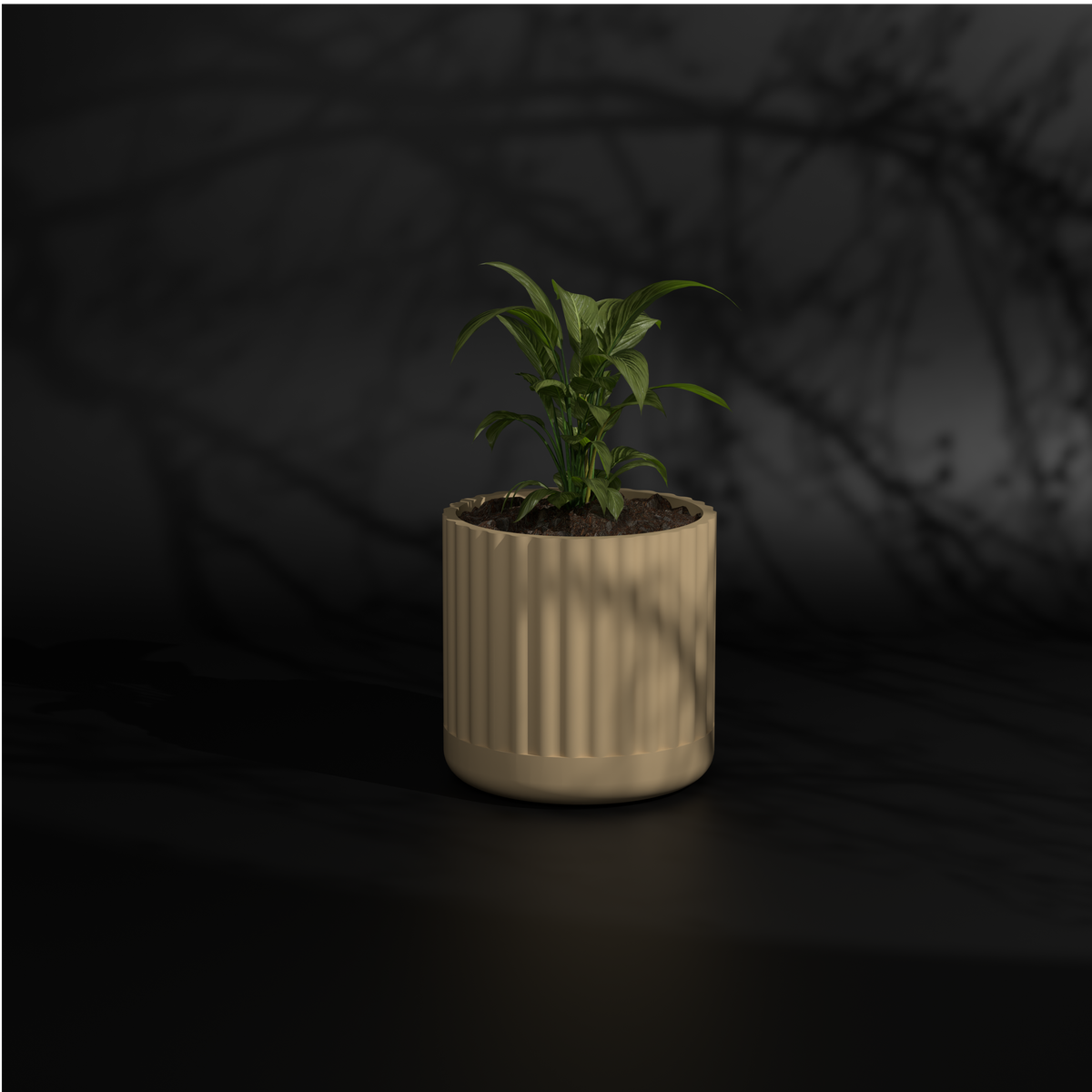 Fluted Polo M | Medium Size Plant Pot