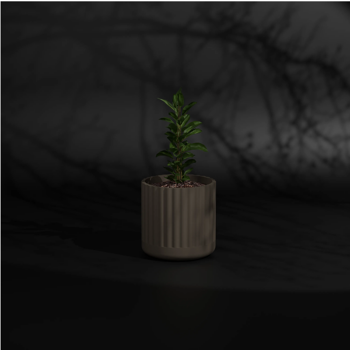 Fluted Polo S | Small Size FRP Plant Pot