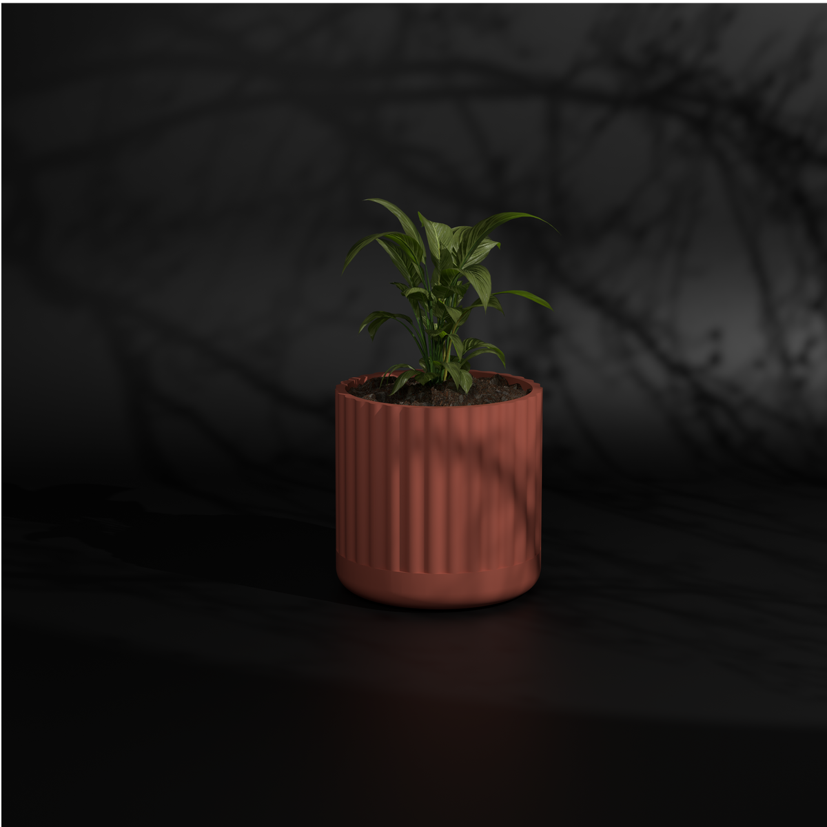 Fluted Polo M | Medium Size Plant Pot