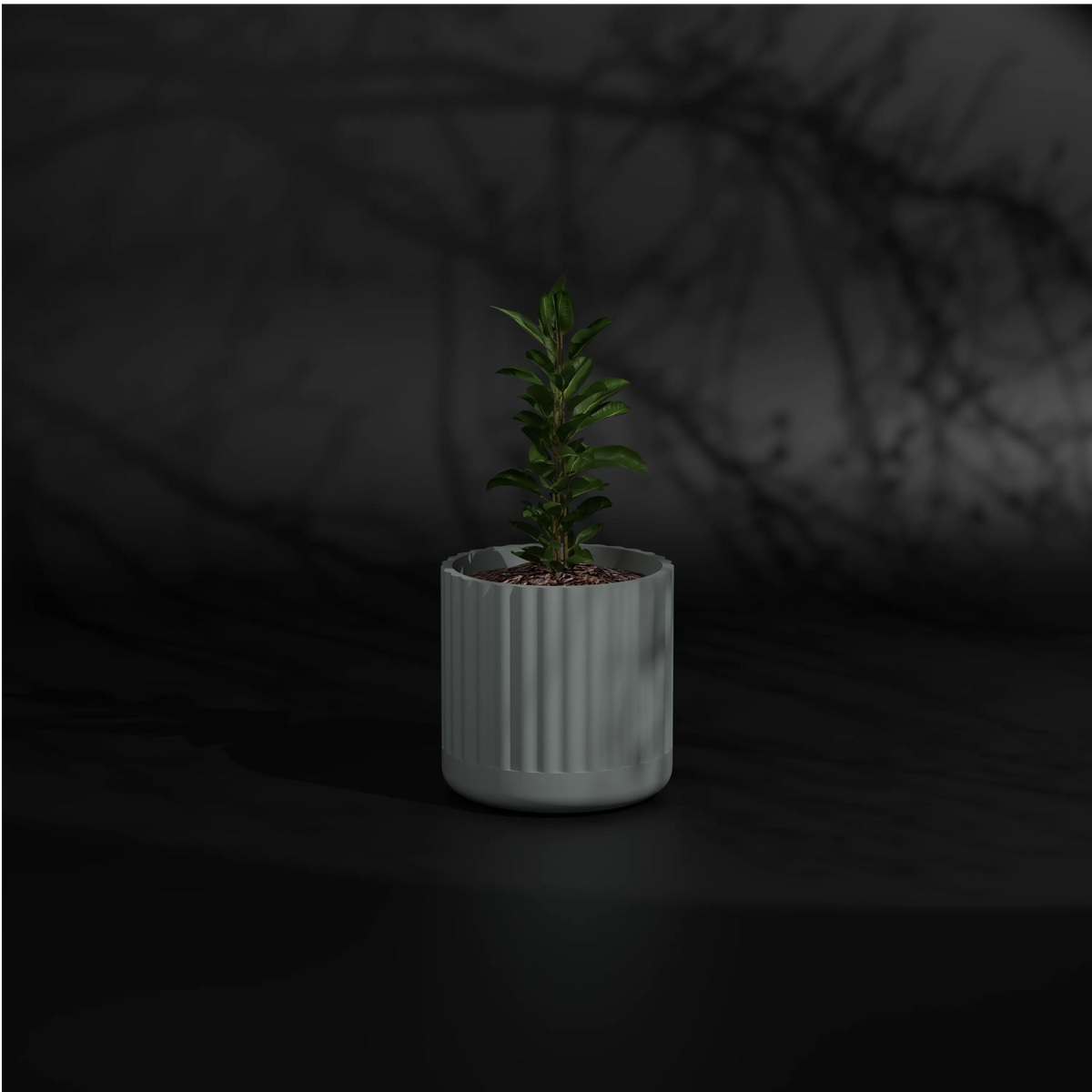 Fluted Polo S | Small Size FRP Plant Pot