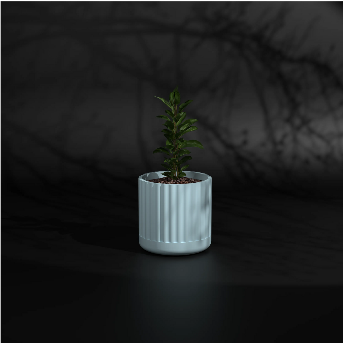 Fluted Polo S | Small Size FRP Plant Pot