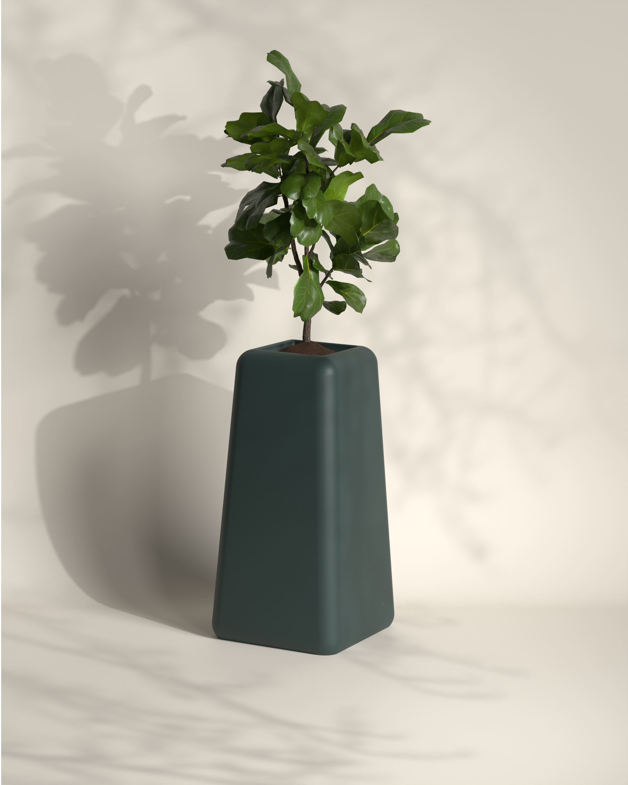Banum Tall | Modern FRP Planter | 32 Inch