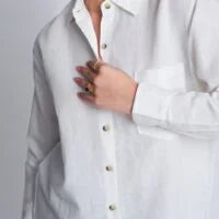 White Linen Shirt