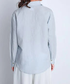 Powder blue Linen Shirt