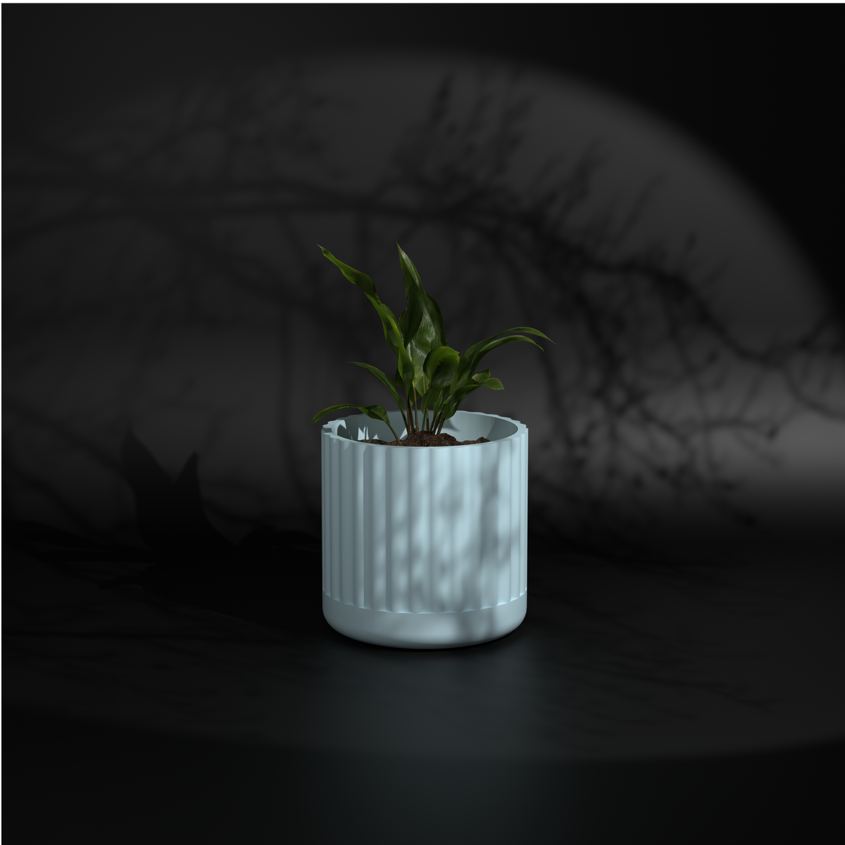 Fluted Polo L | Big Size Plant Pot | FRP Planter