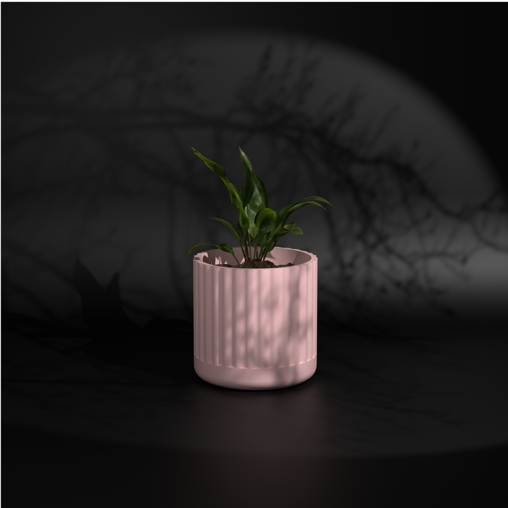Fluted Polo L | Big Size Plant Pot | FRP Planter