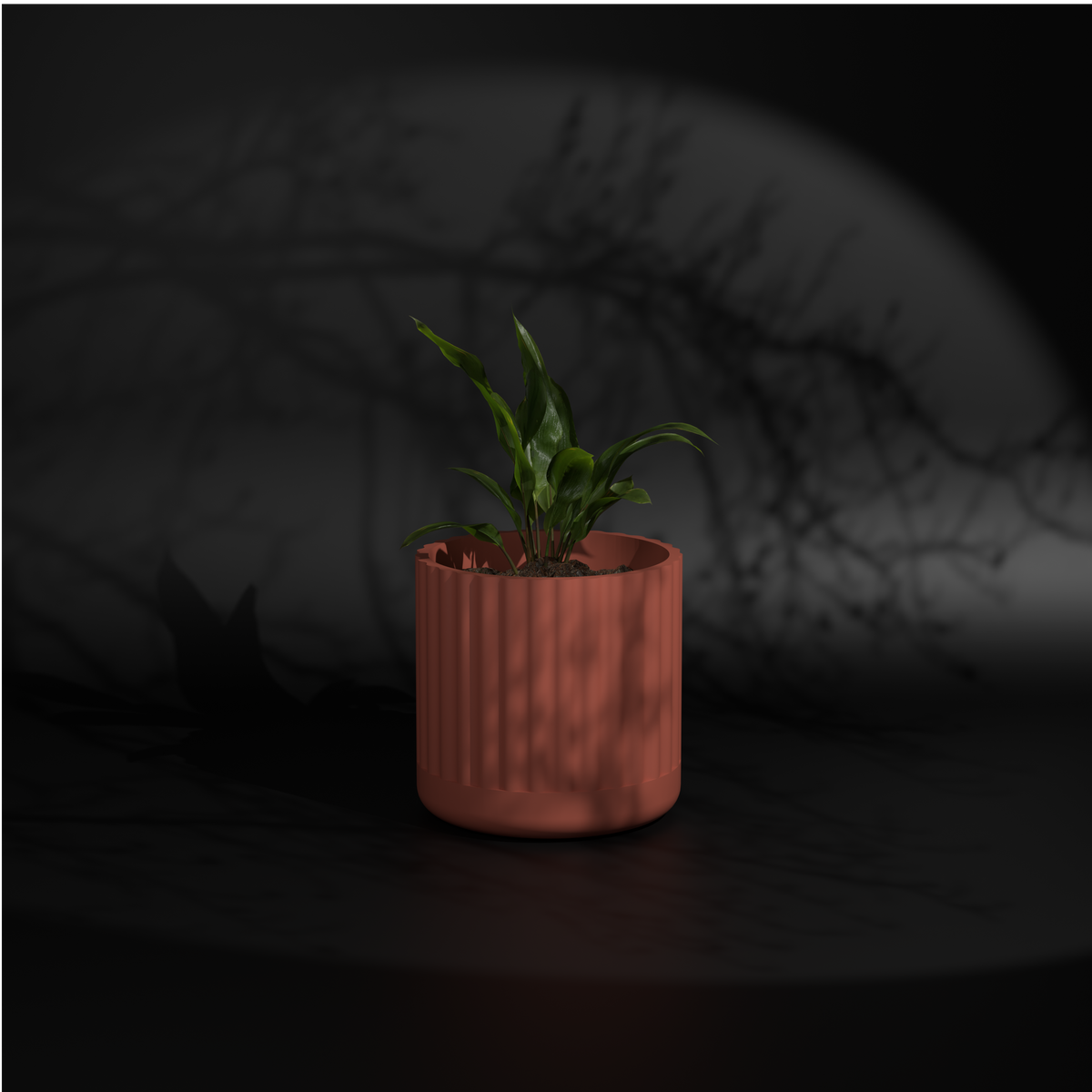 Fluted Polo L | Big Size Plant Pot | FRP Planter