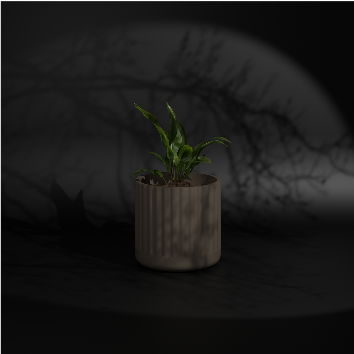 Fluted Polo L | Big Size Plant Pot | FRP Planter