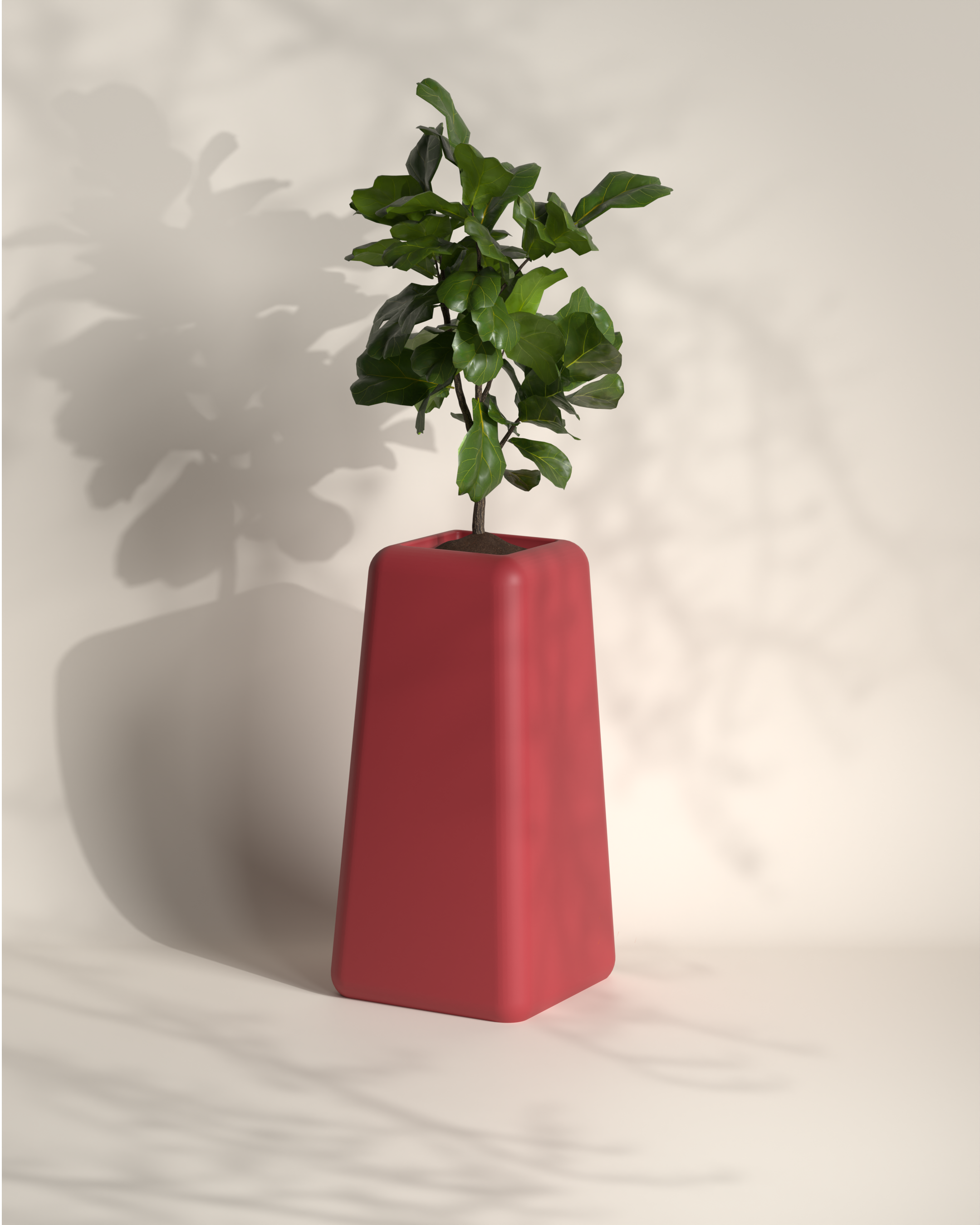Banum Tall | Modern FRP Planter | 32 Inch