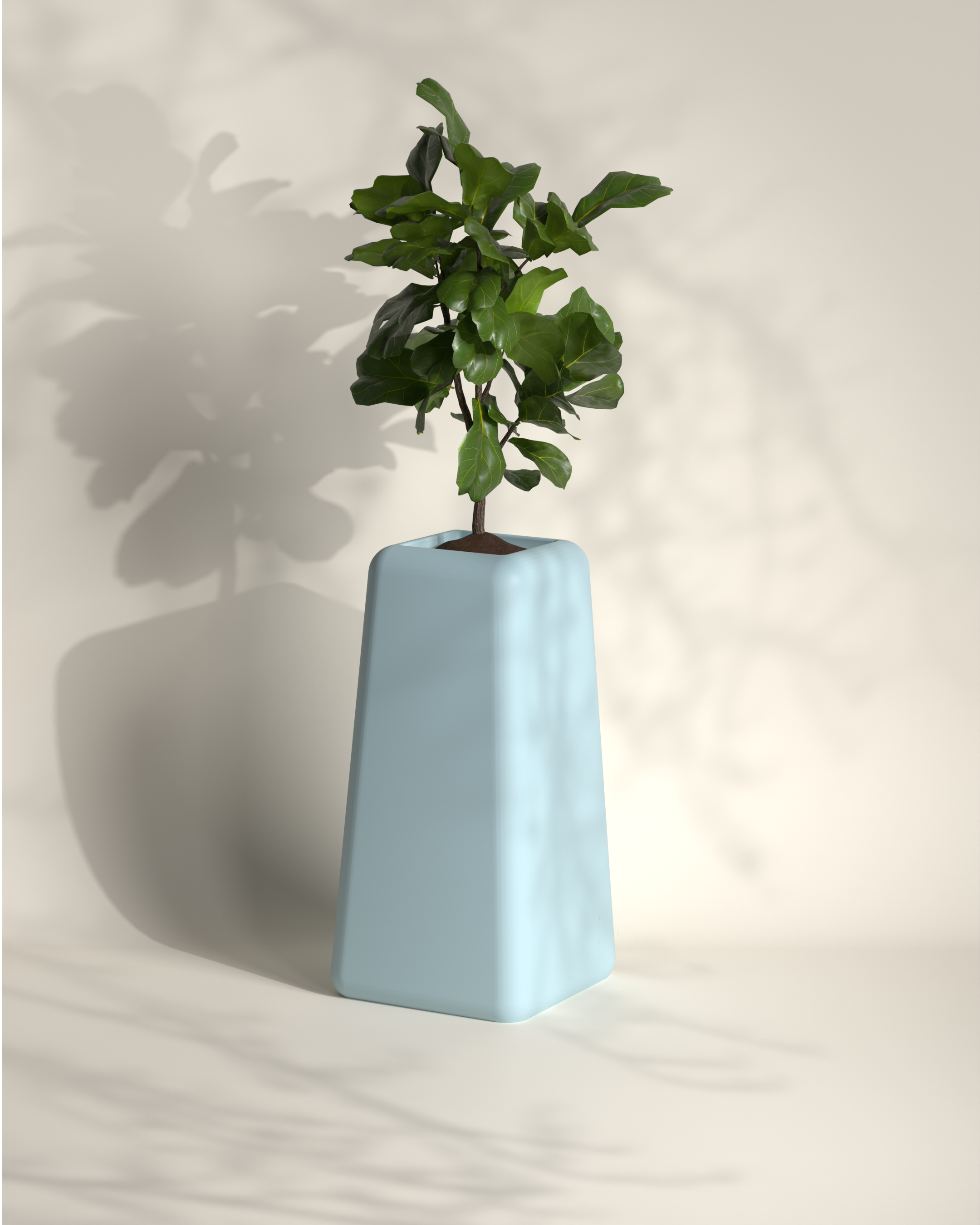 Banum Tall | Modern FRP Planter | 32 Inch