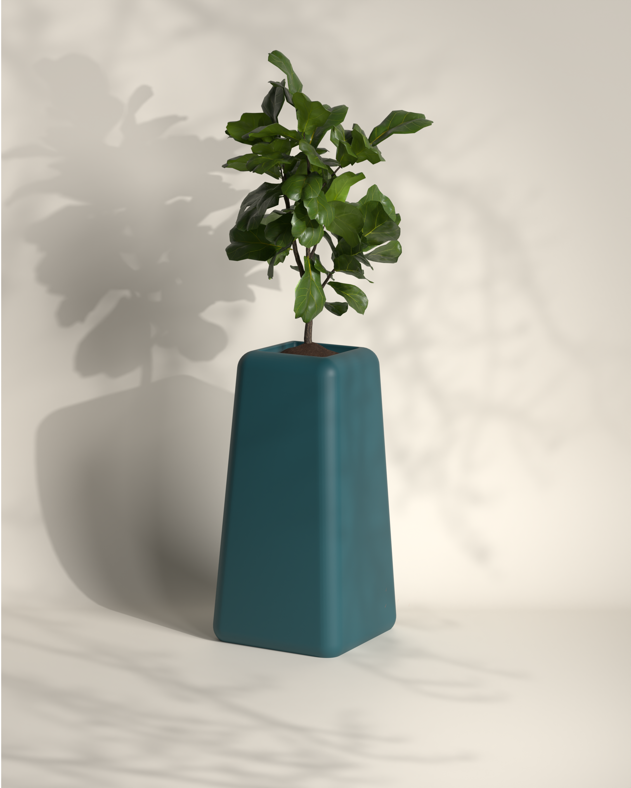 Banum Tall | Modern FRP Planter | 32 Inch