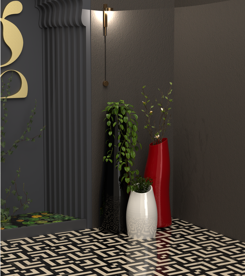 Fluxes Combo | FRP Planter| RED WHITE BLACK |GLOSSY|