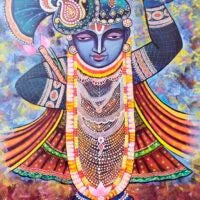 Shreenath ji, Size- 30×50 Inch