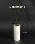 Atada L - FRP Planter for indoor and outdoor spaces Gallery by The Workshop