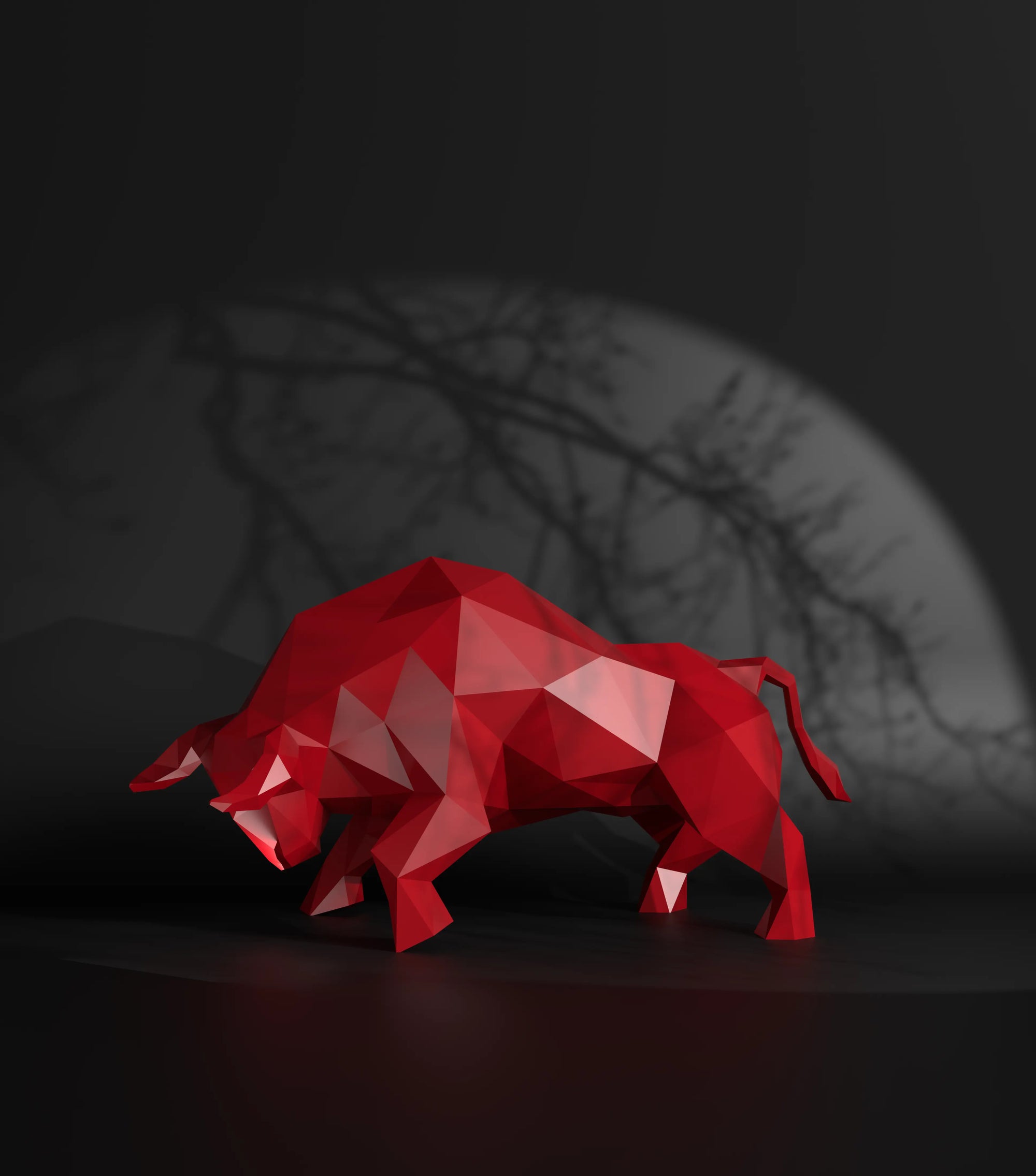 Low polygon bull Gallery by The Workshop