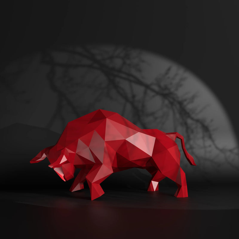 Low polygon bull Gallery by The Workshop