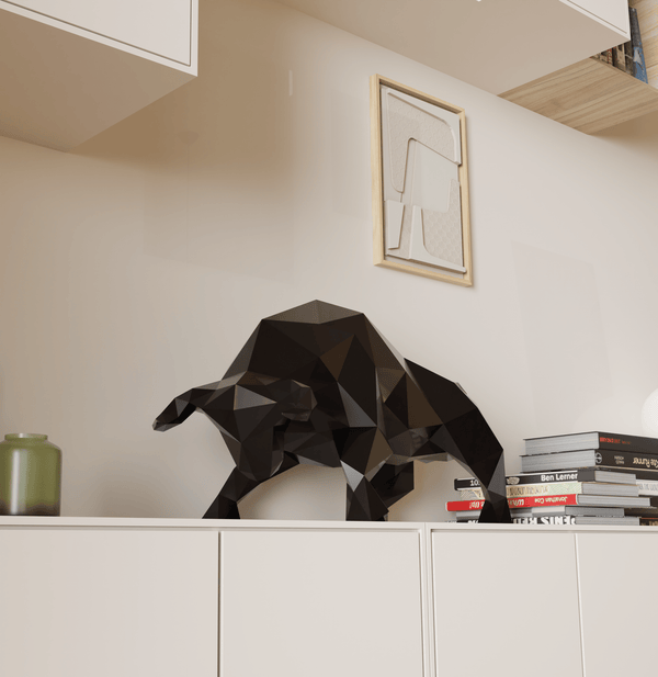 Bull Low Polygon M Gallery by The Workshop