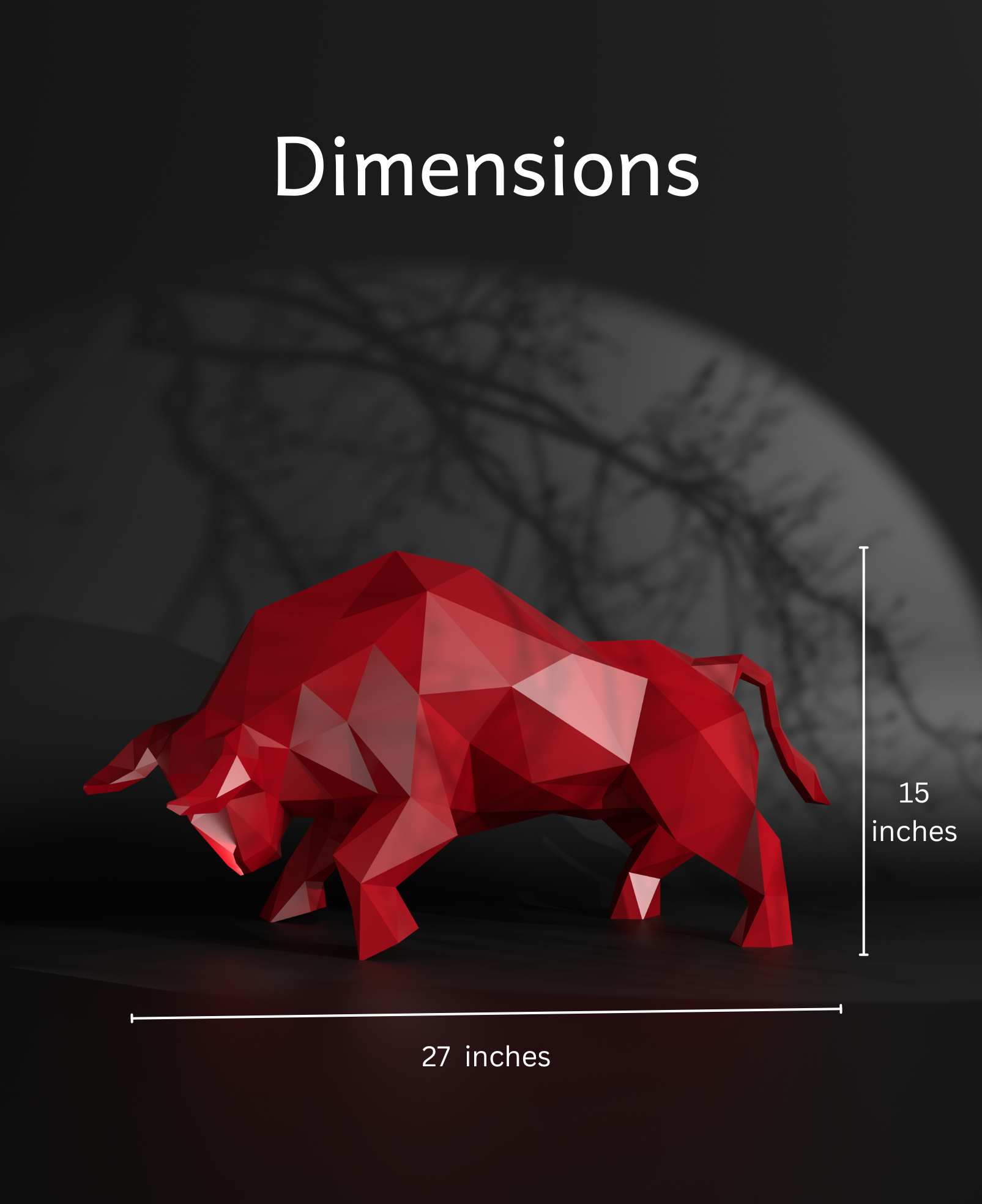 Bull Low Polygon M