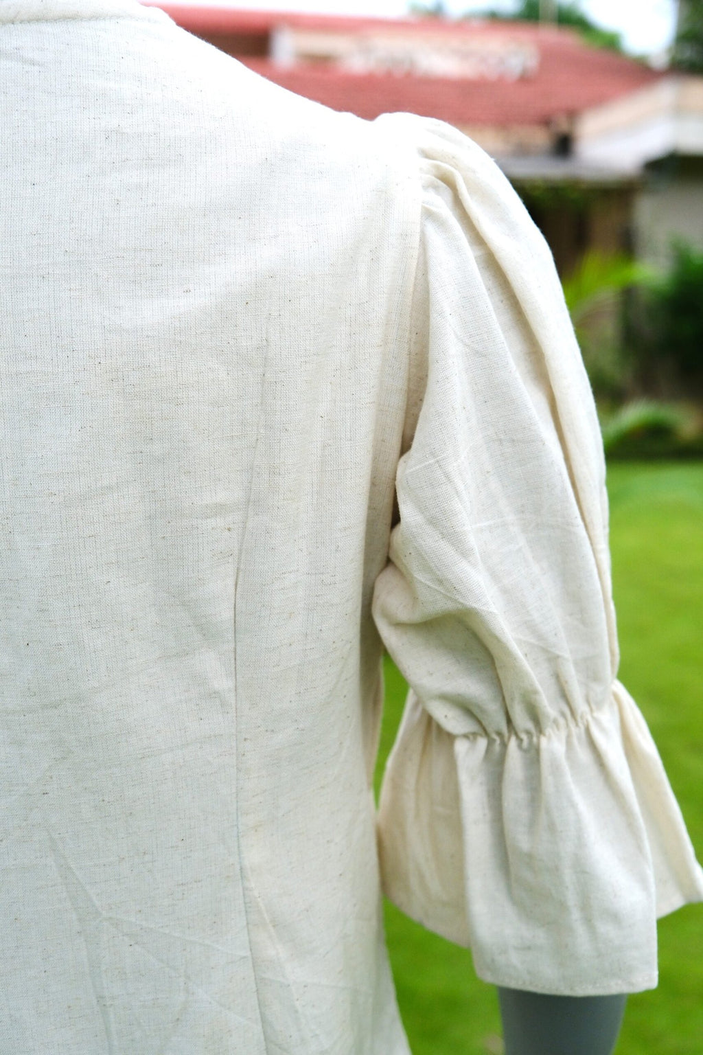 Hand painted White Dress