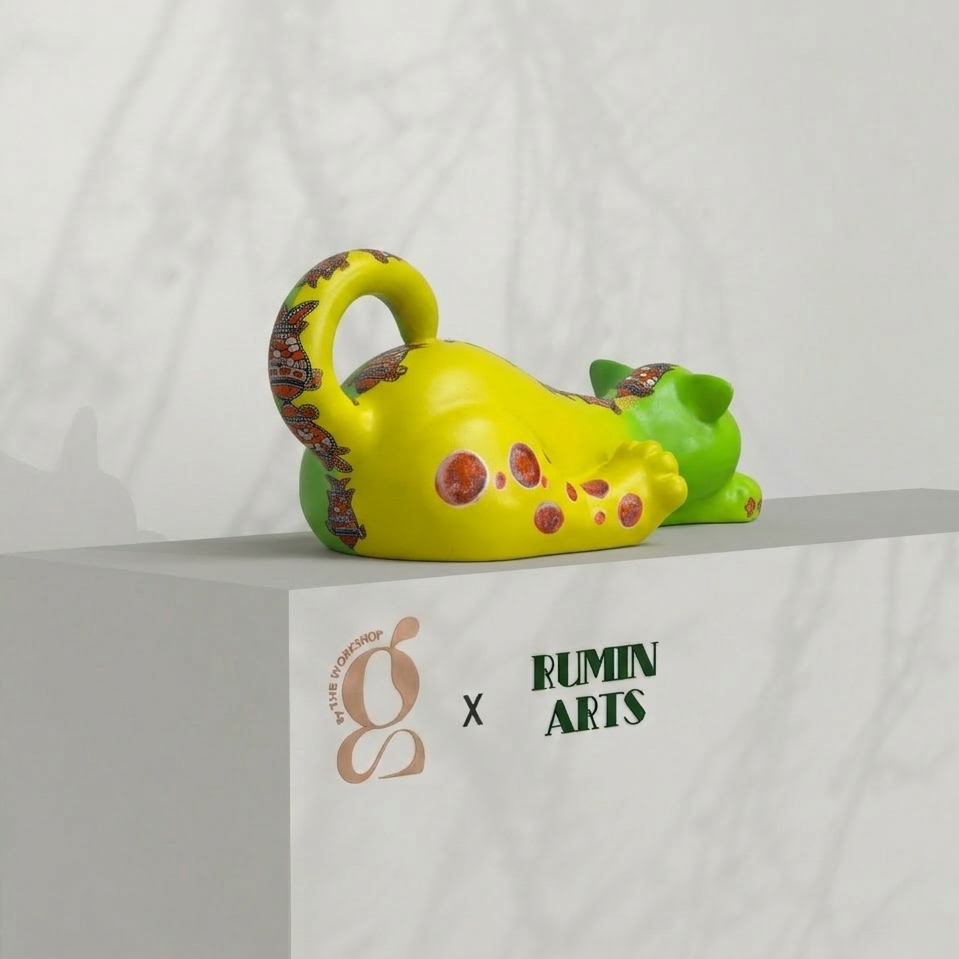 Yellow Cat - Rumin Arts Collection