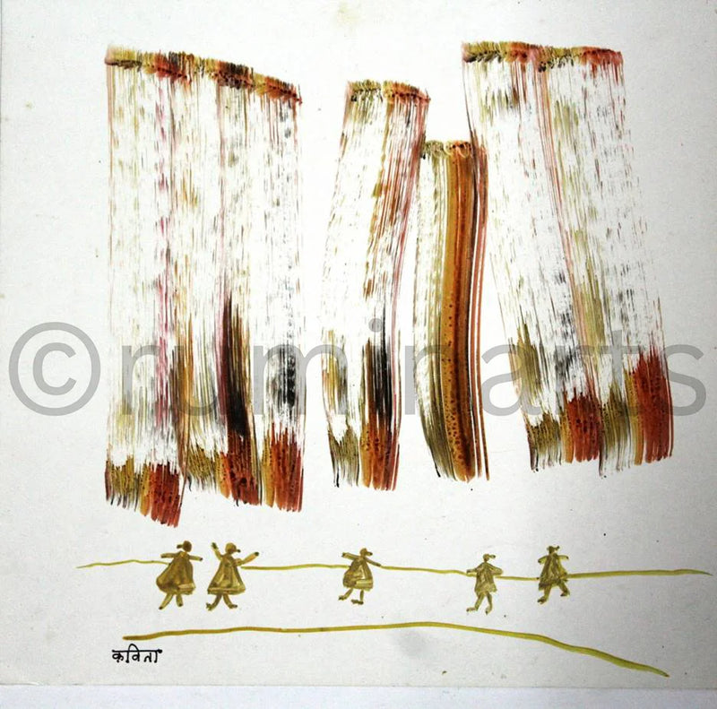 God’s puppets, Size-12×12 Inch